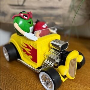 Vintage M&M's "Rebel Without A Clue" Hot Rod candy dispenser